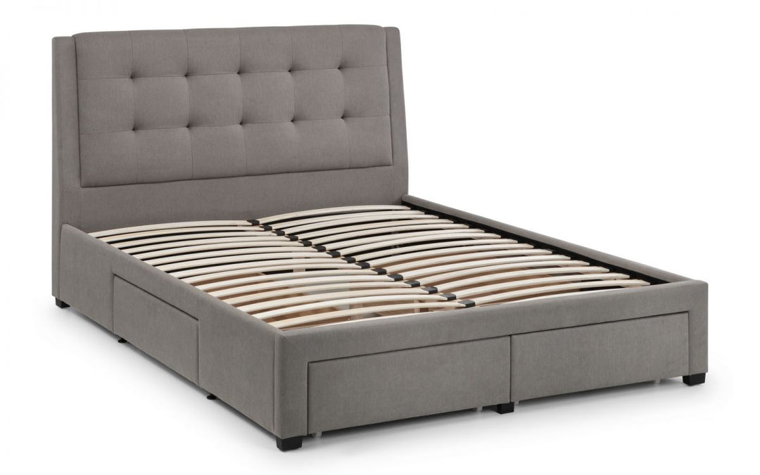 Fullerton 4 Drawer Bed - Grey - The Bed House