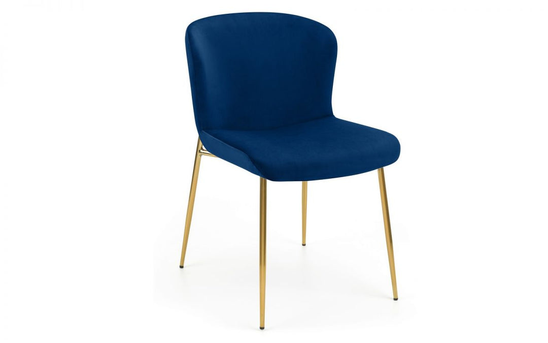 Harper Dining Chair - Blue - The Bed House