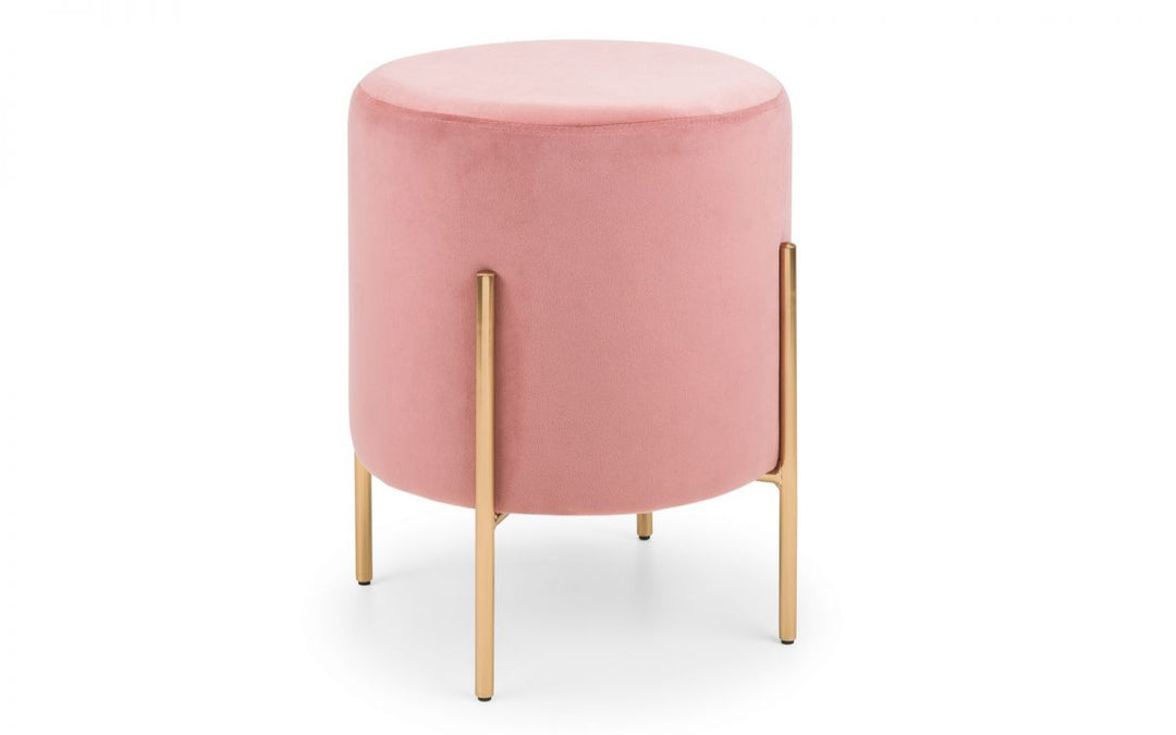 Harrogate Stool - Dusky Pink - The Bed House