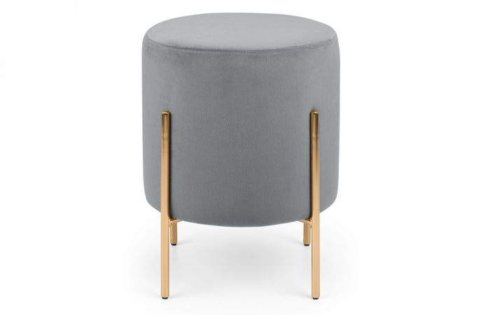 Harrogate Stool - Grey - The Bed House