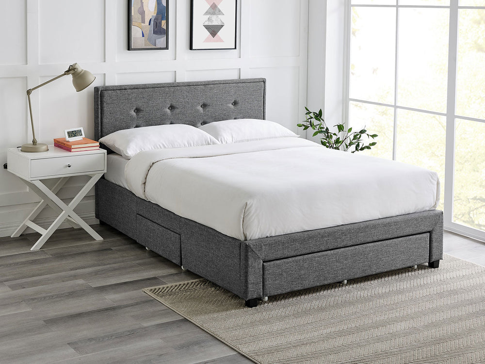 Jace Fabric Bed Frame - The Bed House