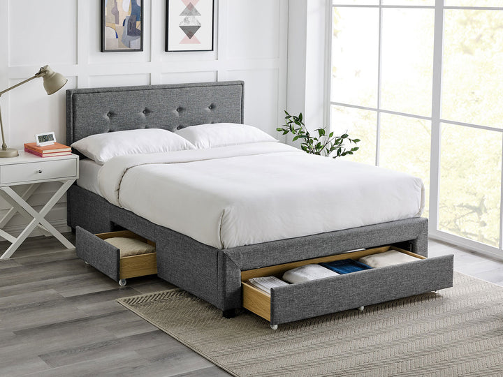 Jace Fabric Bed Frame - The Bed House