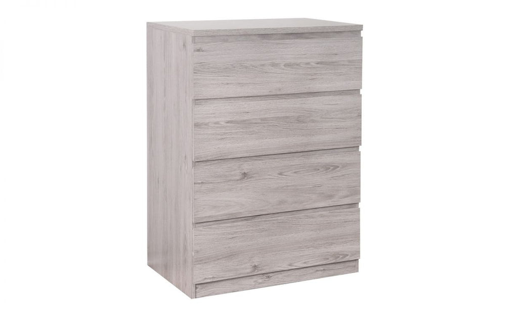 Jupiter 4 Drawer Chest - Grey Oak - The Bed House