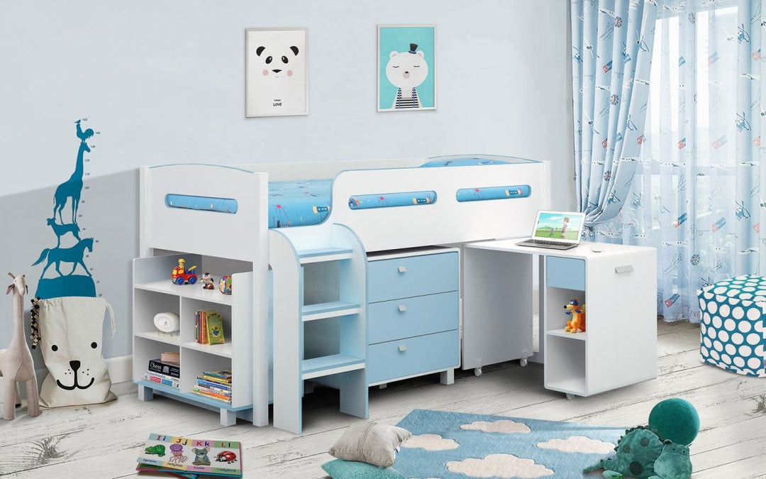 Kimbo Cabin Bed - Blue - The Bed House