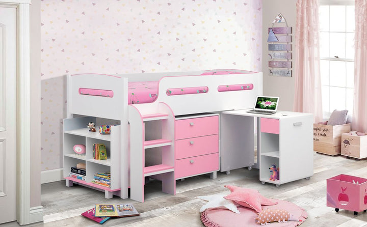 Kimbo Cabin Bed - Pink - The Bed House - 1