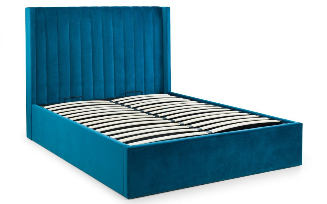 Langham Ottoman Bed - Teal - The Bed House