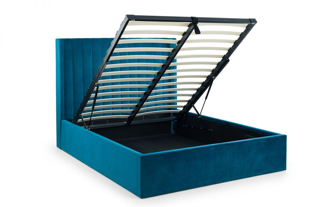 Langham Ottoman Bed - Teal - The Bed House