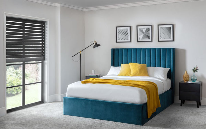 Langham Ottoman Bed - Teal - The Bed House