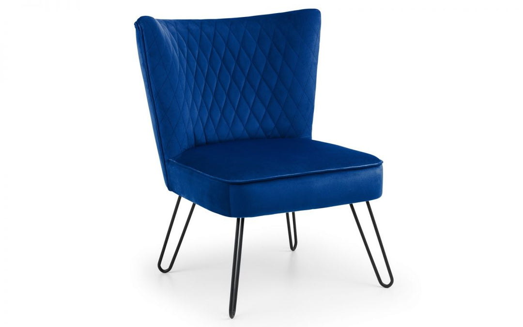 Lisbon Chair - Blue - The Bed House