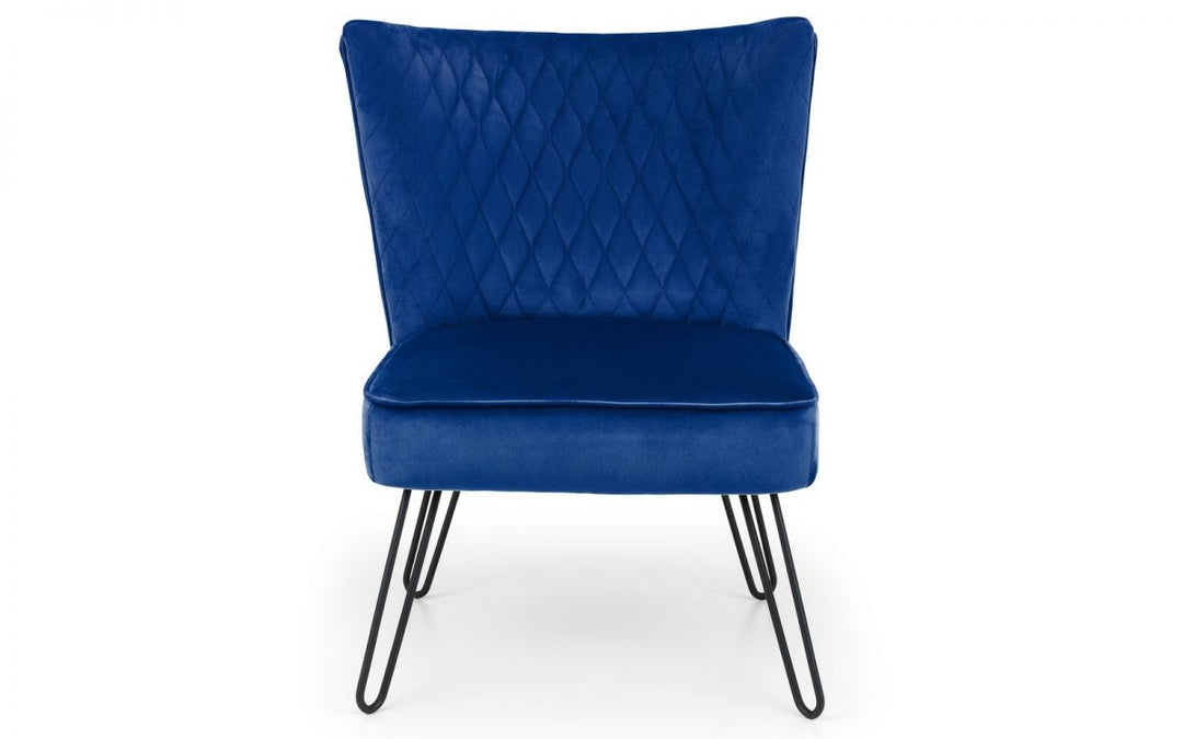 Lisbon Chair - Blue - The Bed House