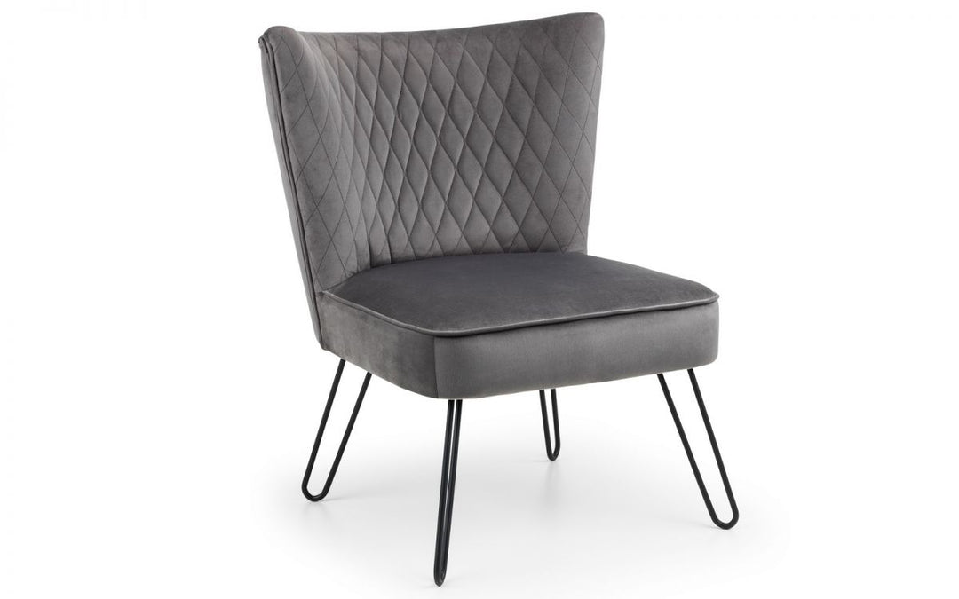 Lisbon Chair - Grey - The Bed House