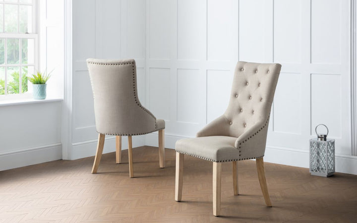 Loire Button Back Chair - The Bed House