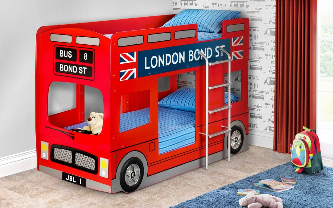 London Bus Bunk Bed - The Bed House