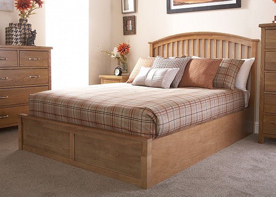 Madrid Solid Wood Ottoman Bed - The Bed House