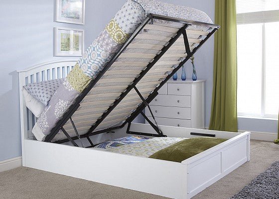 Madrid Solid Wood Ottoman Bed - The Bed House