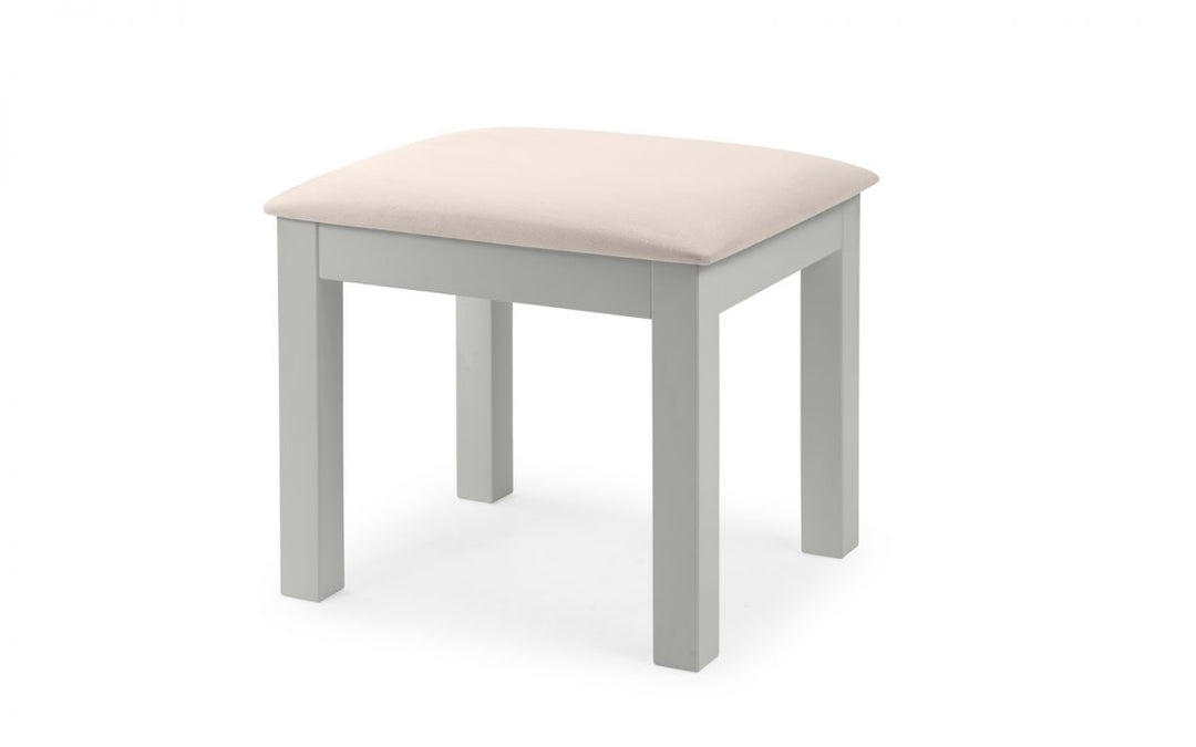 Maine Dressing Stool - Grey - The Bed House