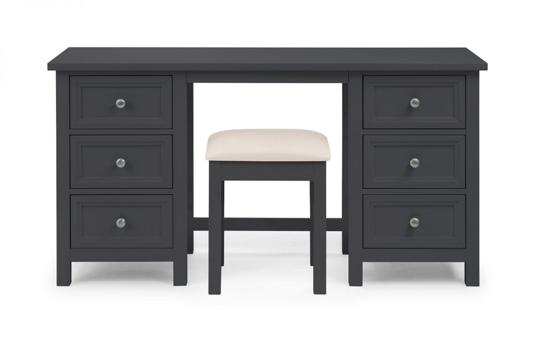 Maine Dressing Table - Anthracite - The Bed House