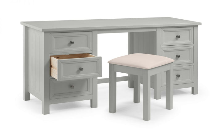 Maine Dressing Table - Grey - The Bed House