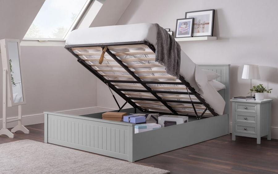 Maine Ottoman Bed - Dove Grey - The Bed House