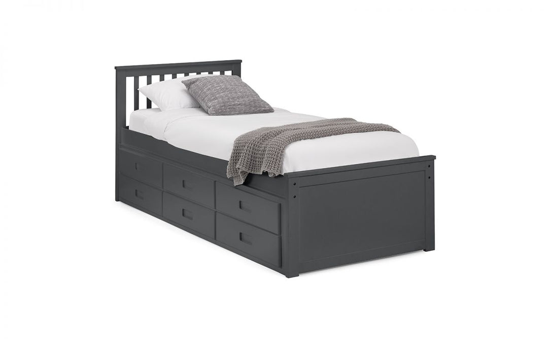 Maisie Bed - Anthracite - The Bed House