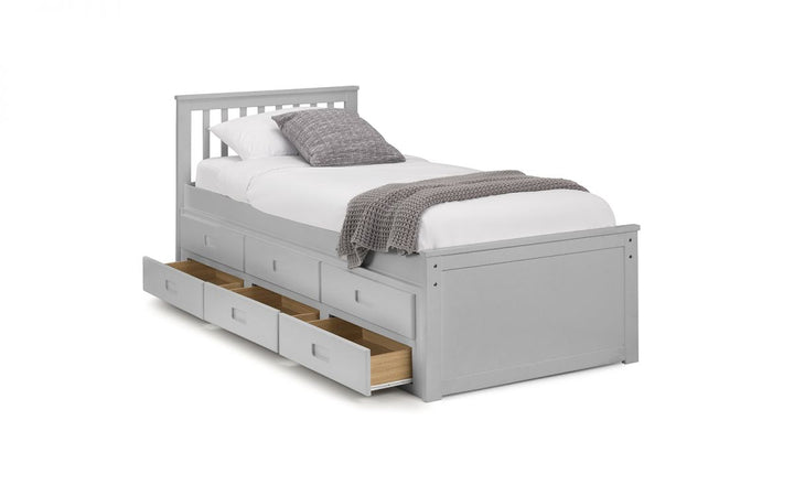 Maisie Bed - Light Grey - The Bed House