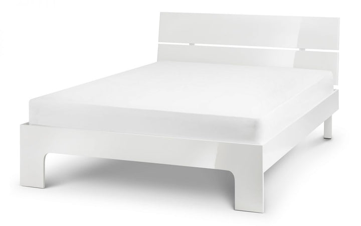 Manhattan Bed - White High Gloss - The Bed House