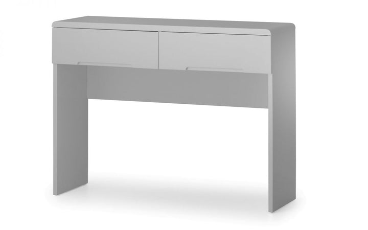 Manhattan Dressing Table with 2 Drawers - Grey - The Bed House