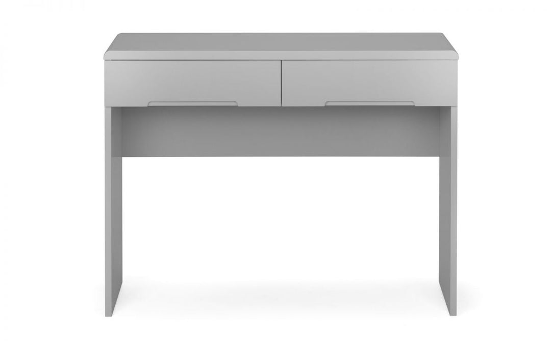 Manhattan Dressing Table with 2 Drawers - Grey - The Bed House