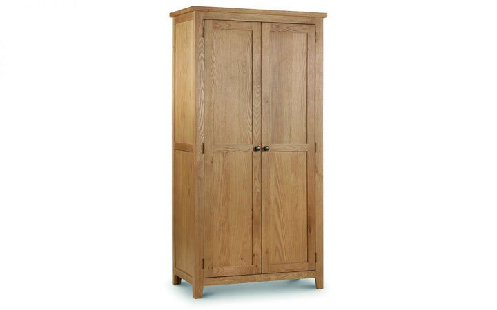 Marlborough Oak 2 Door Wardrobe - The Bed House