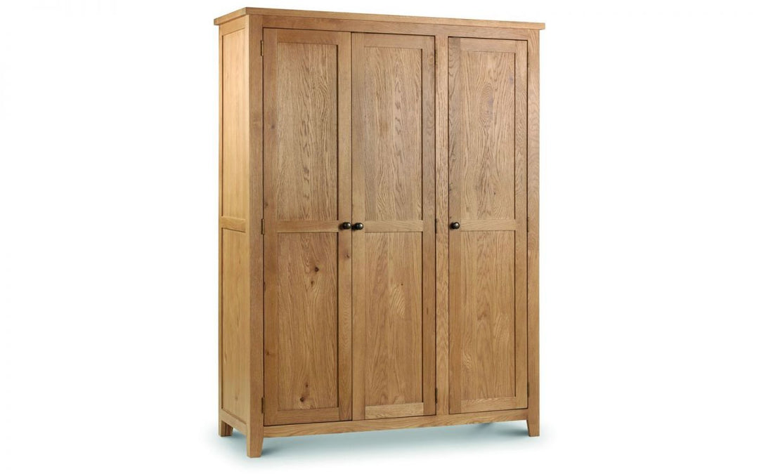 Marlborough Oak 3 Door Wardrobe