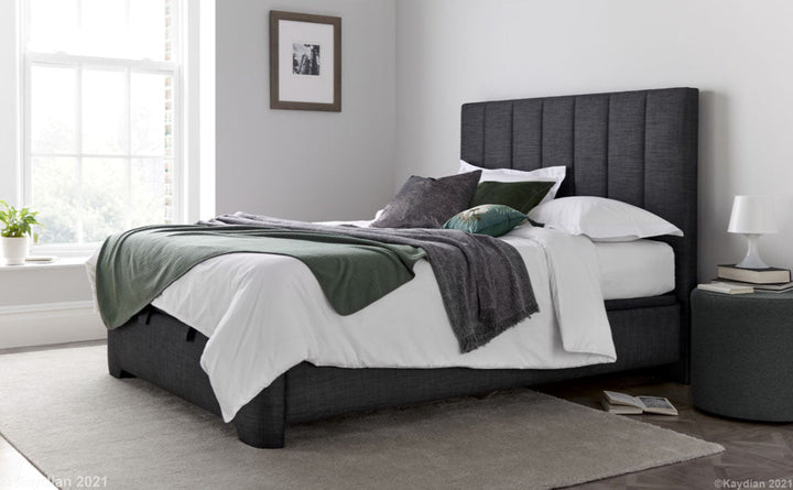 Medburn Storage Bed - Slate - The Bed House