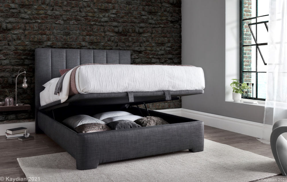 Medburn Storage Bed - Slate - The Bed House