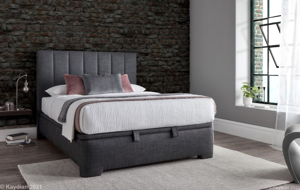 Medburn Storage Bed - Slate - The Bed House