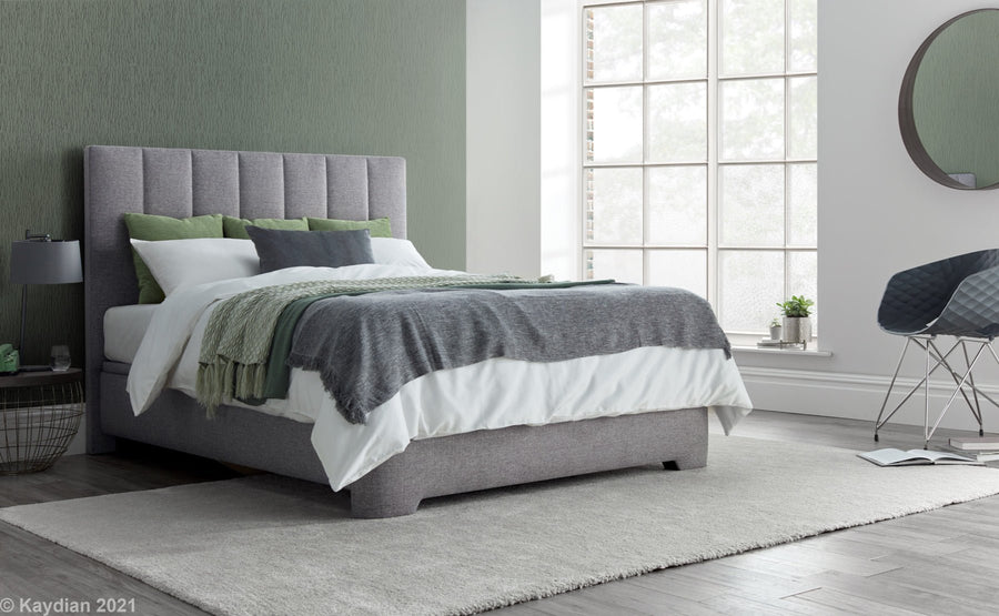 Medburn Storage Bed - Soft Grey - The Bed House