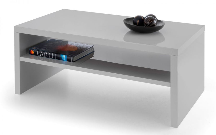 Metro High Gloss Coffee Table - Grey - The Bed House