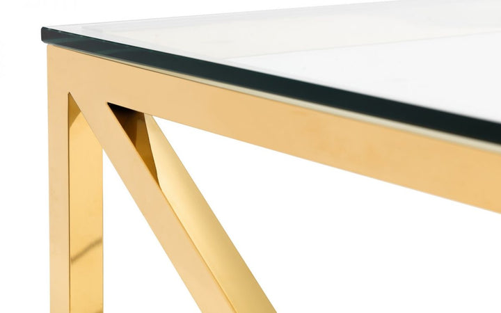 Miami Coffee Table - Gold - The Bed House