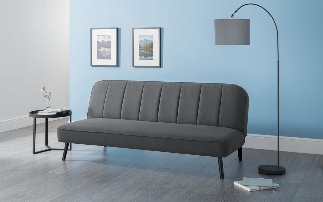 Miro Curved Back Sofa Bed - Grey - The Bed House