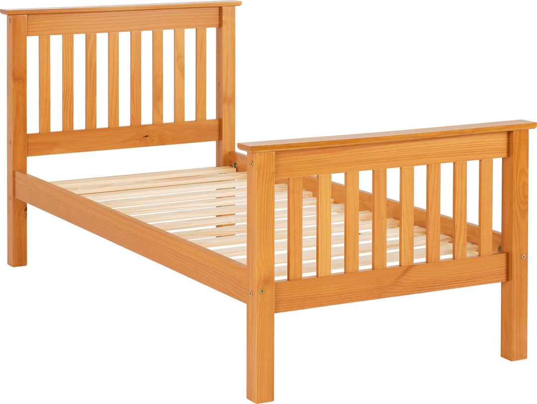 Monaco High Foot End Bed Frame - The Bed House