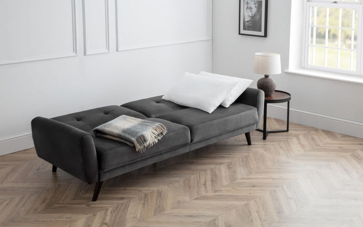 Monza Sofa Bed - Grey Velvet