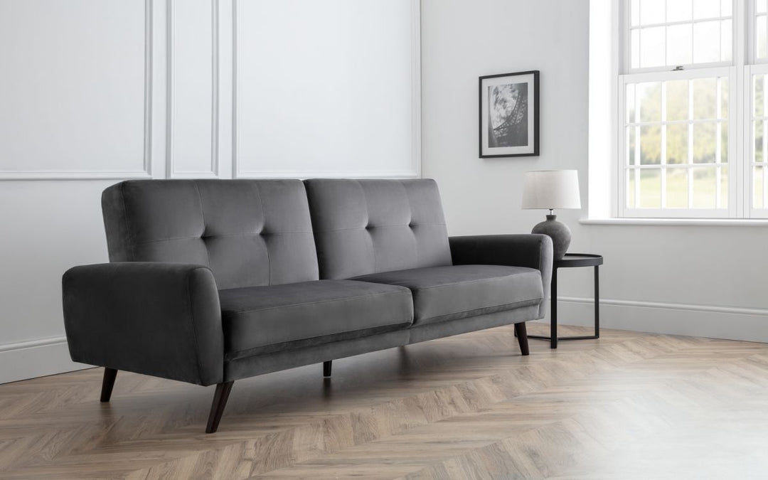 Monza Sofa Bed - Grey Velvet