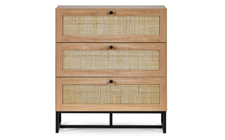 Padstow 3 Drawer Chest - Oak