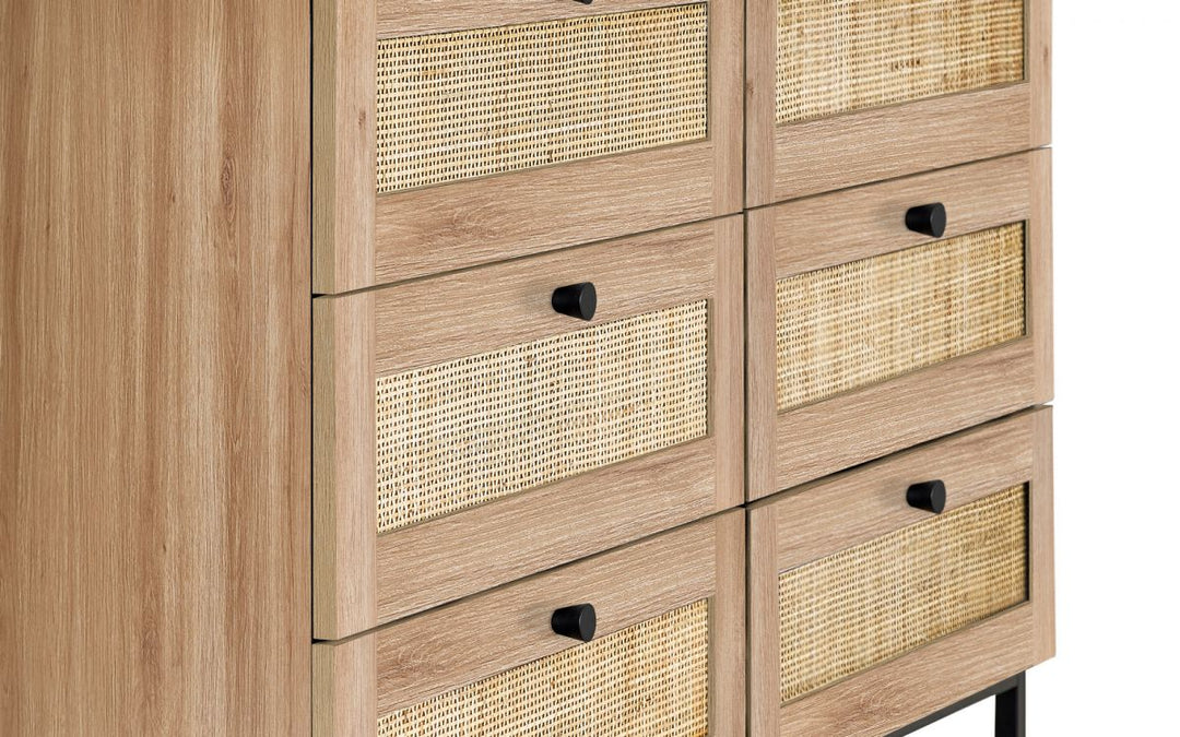 Padstow 6 Drawer Chest - Oak - The Bed House