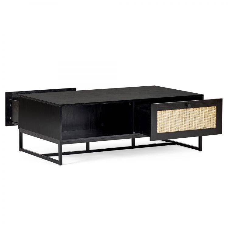 Padstow Coffee Table - Black - The Bed House