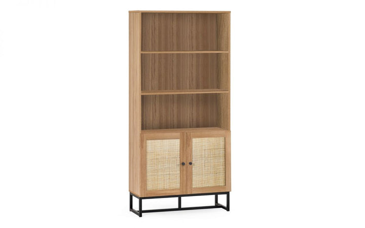 Padstow Tall Bookcase - Oak - The Bed House