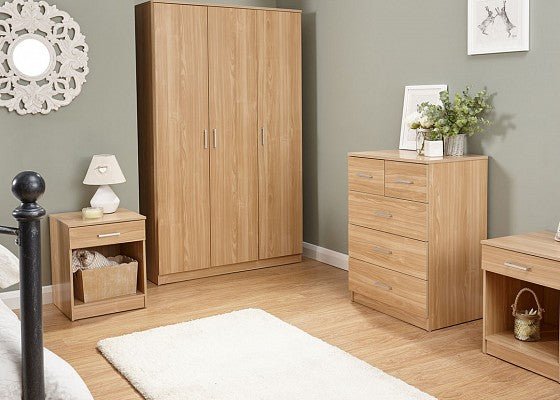 Panama 4 Piece Bedroom Set - Walnut