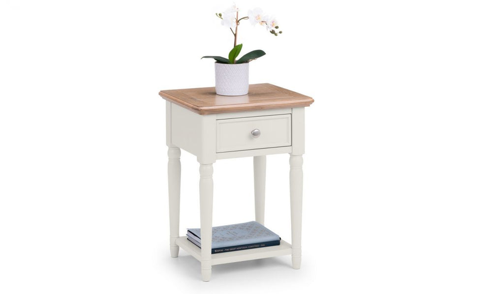 Provence 1 Drawer Lamp Table - The Bed House