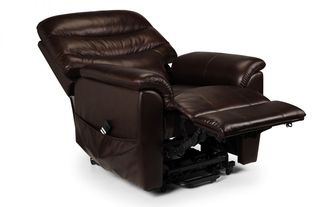 Pullman Leather Rise & Recline Chair - The Bed House