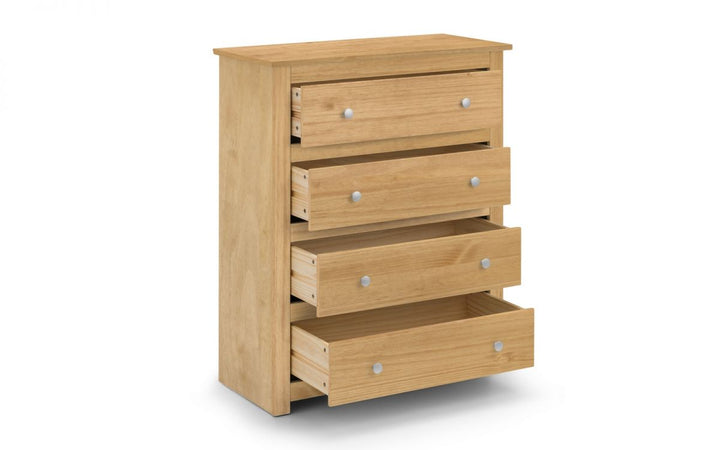 Radley 4 Drawer Chest - Waxed Pine - The Bed House