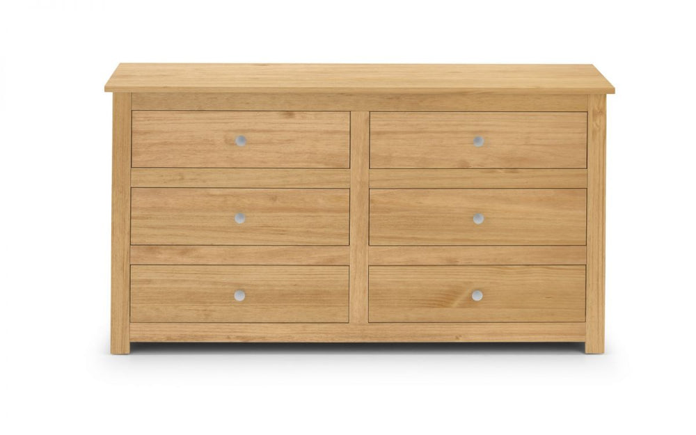 Radley 6 Drawer Chest - Waxed Pine - The Bed House