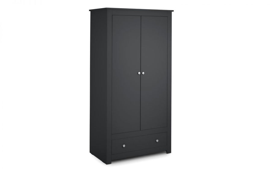 Radley Wardrobe - Anthracite - The Bed House